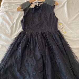 Alice+Olivia Elegant Black Lace Dress NWT, Sz 6